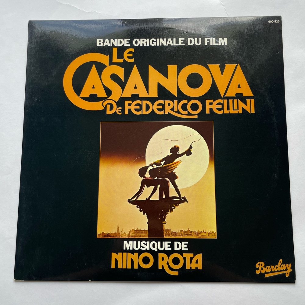 Винтажная виниловая пластинка LP Nino Rota Le Casanova De Federico Fellini, Музыка Из Кинофильма Казанова Федерико Феллини (Франция 1977)