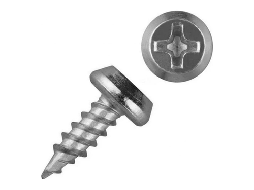 Саморез клоп белый 3,5*11 острый (1000шт/уп)