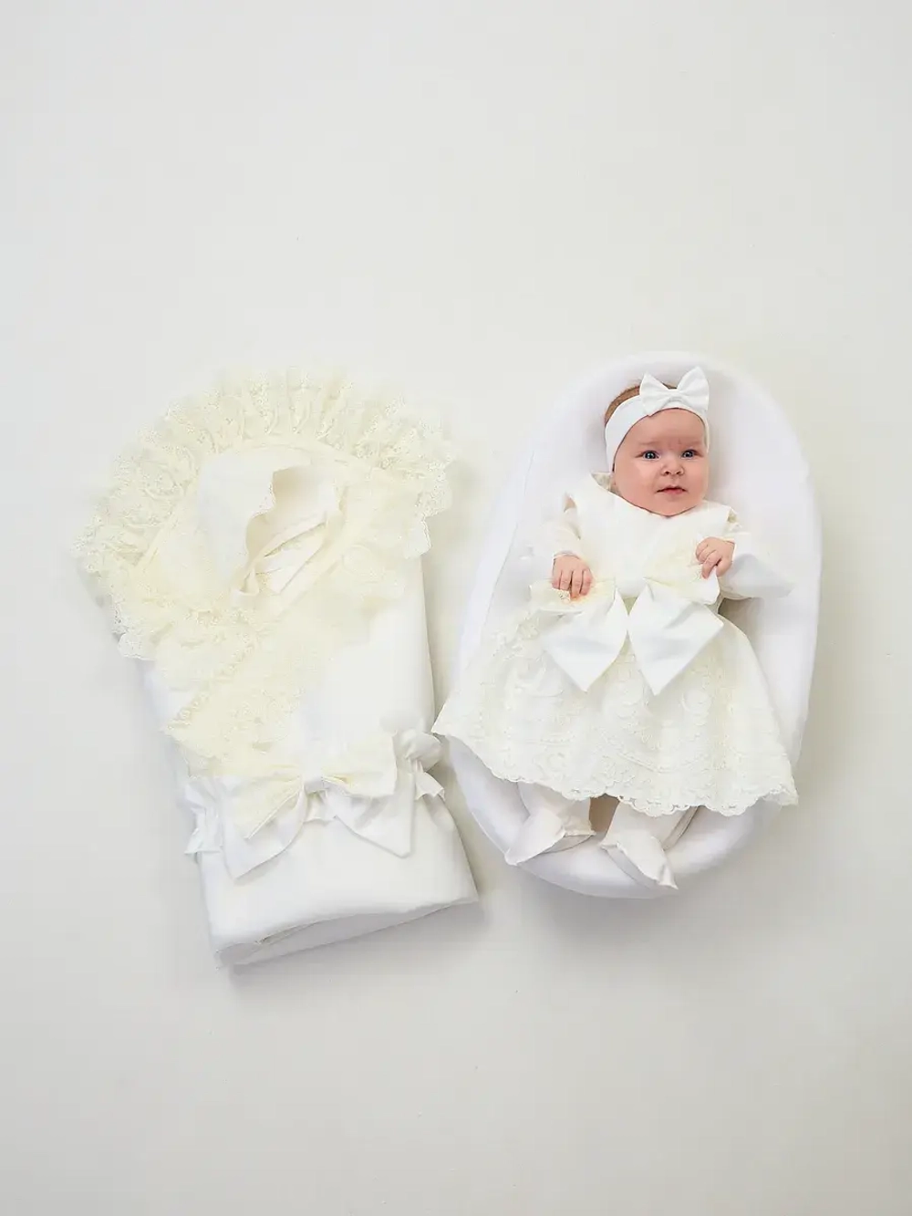 Конверт на выписку с платьем летний