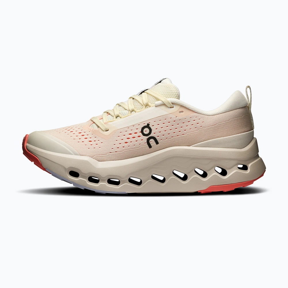 Женские Кроссовки для бега On Cloudsurfer Trail 2 ivory/salmon
