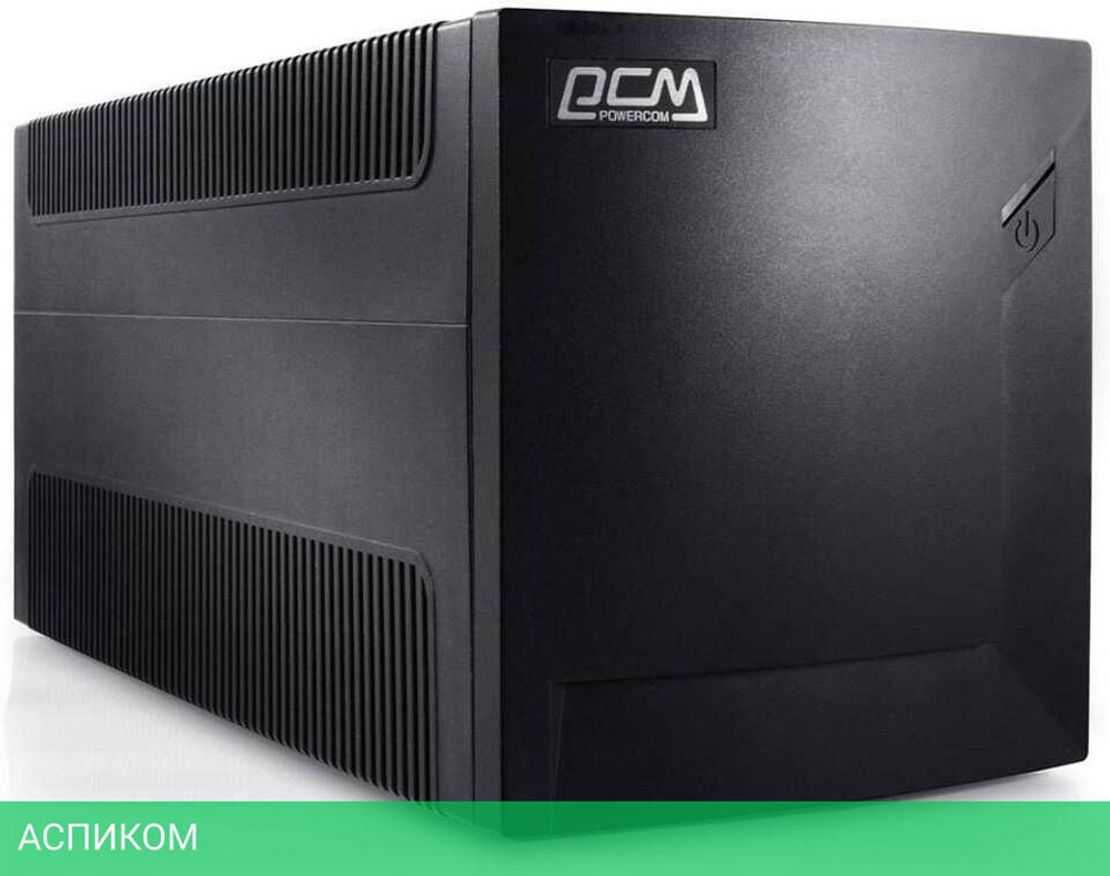 Источник бесперебойного питания Powercom Raptor черный (RPT-2000AP)