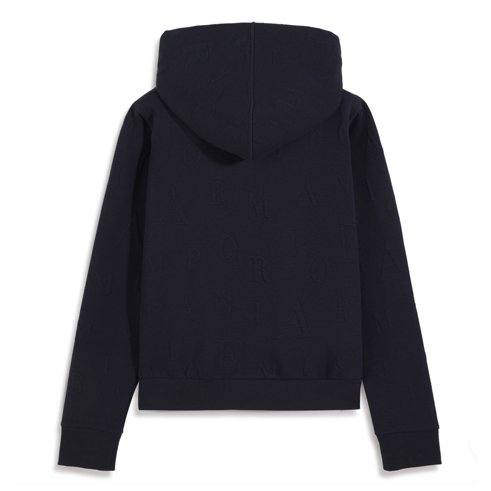 Женская толстовка темно-синяя Emporio Armani EW000392_AF15357