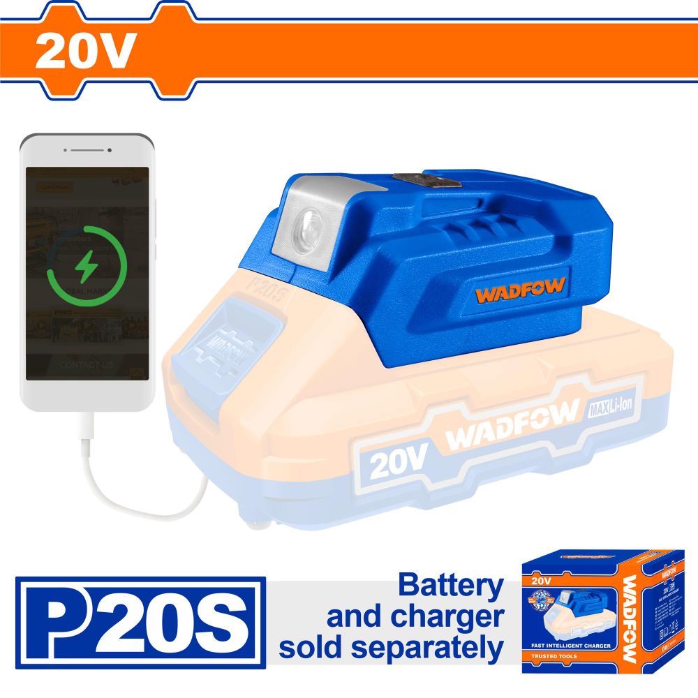 Беспроводное зарядное устройство USB WADFOW WUCP118 20В