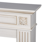 Каминокомплект: Очаг Electrolux EFP/P-3620LS, портал Siena 42/40/36, сл. кость с зол. патиной