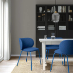 Стул - KRYLBO IKEA/ КРИЛЬБО ИКЕА, 75х55х51 см, синий