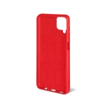 Силиконовый чехол с микрофиброй для Samsung Galaxy A22/M22 red DF