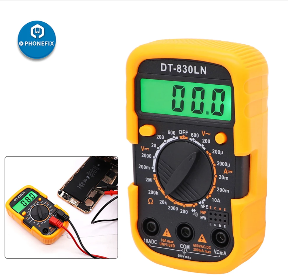 Мультиметр цифровой UK-830LN