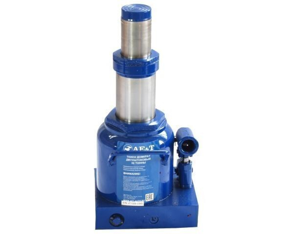 Домкрат бутылочный двухштоковый T02032 AE&T 32 т
