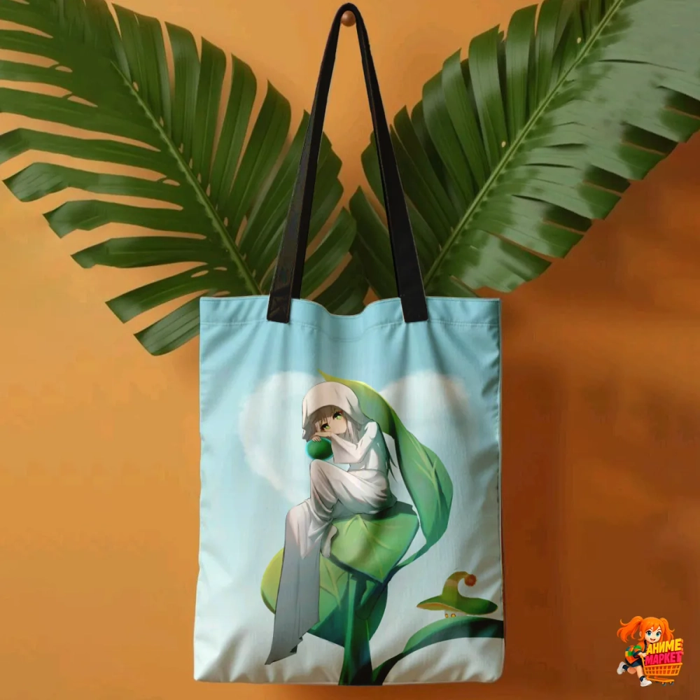 Сумка шоппер с принтом Genshin Impact