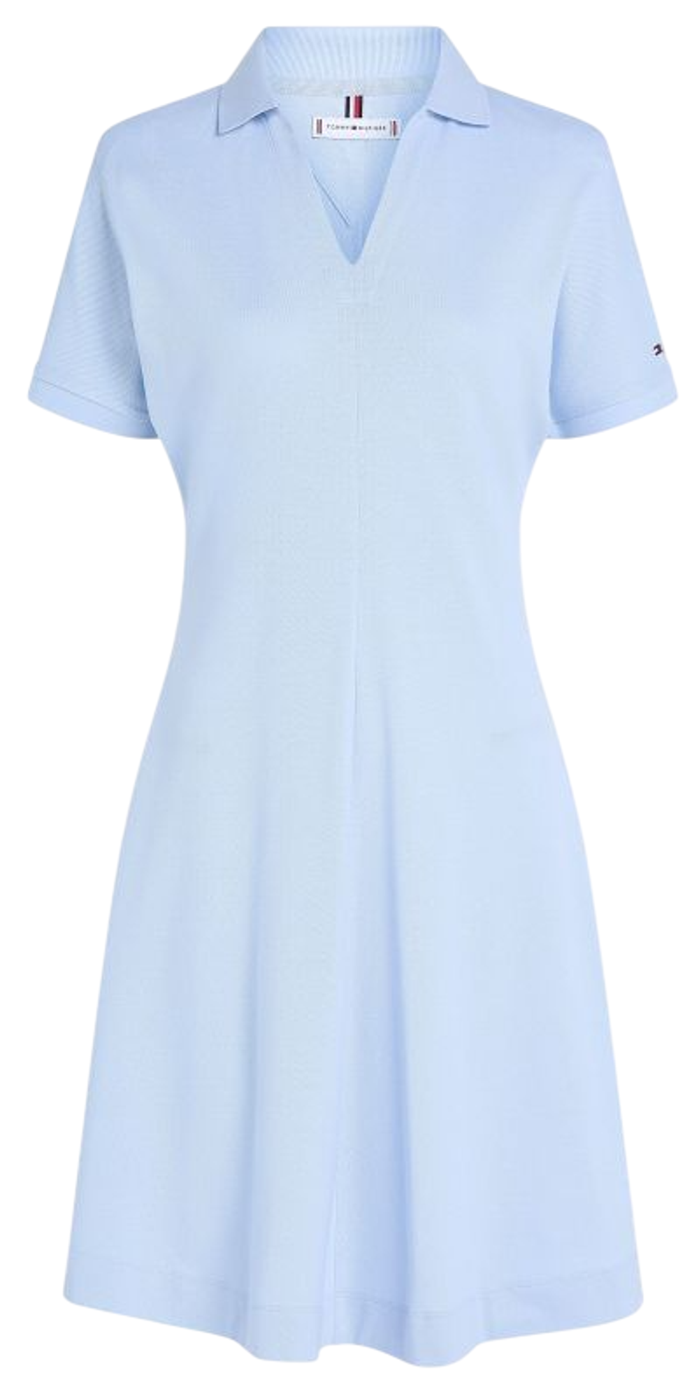 Теннисное платье Tommy Hilfiger Lyocell Open Neck F&F Polo - Blue