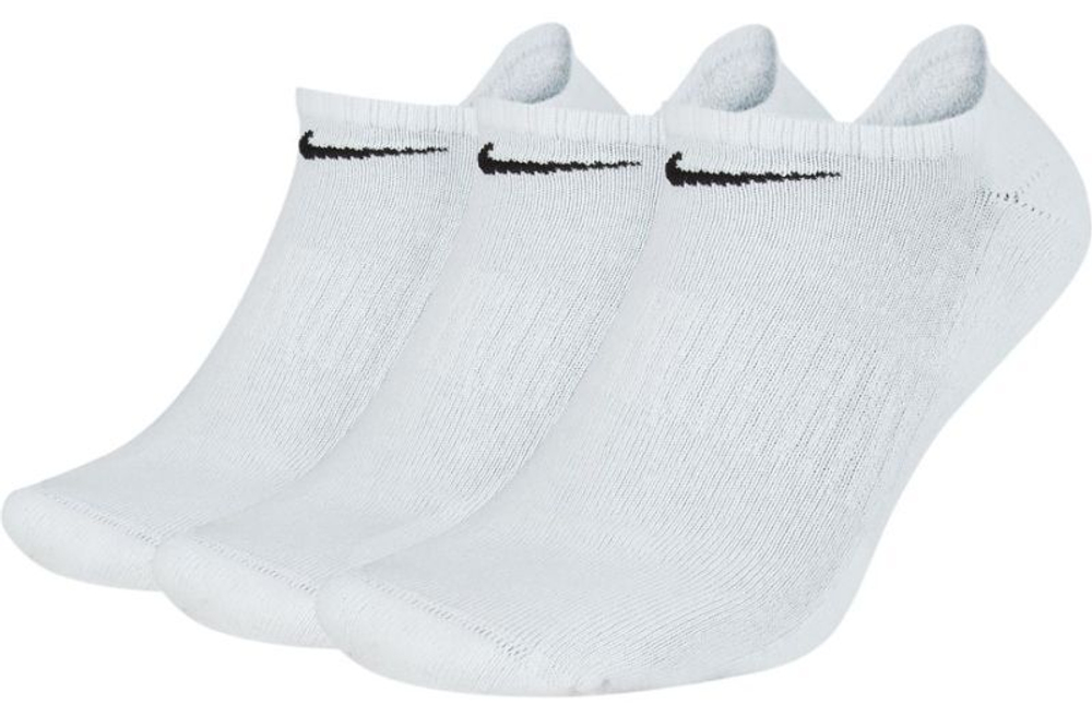 Теннисные носки Nike Everyday Cotton Cushioned No Show 3P - white/black