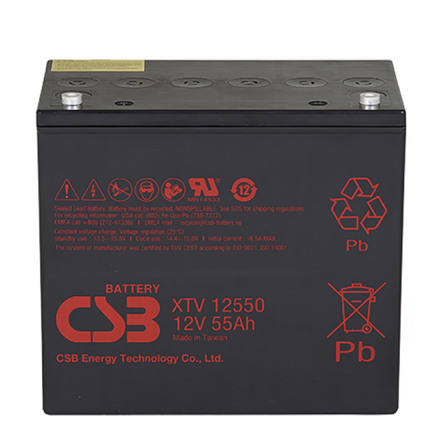 Аккумулятор CSB XTV1255 F2
