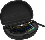 Очки спортивные солнцезащитные Bradex с 5 сменными линзами в чехле, черные