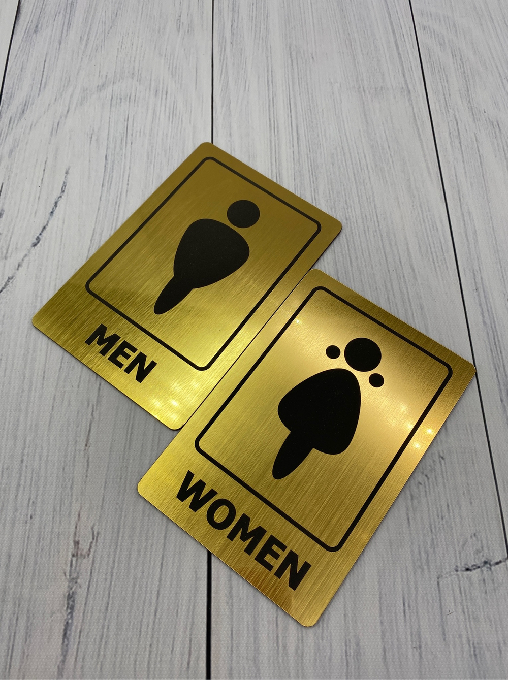 Комплект табличек для туалета WC - 03