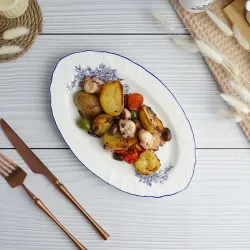Блюдо овальное 25,2*15,9 см h1,5 см Sea Flower P.L. Proff Cuisine [1]