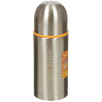 Термос нержавеющая сталь, 0.5 л, узкая горловина, Biostal, Спорт, колба нержавеющая сталь, NВP-500