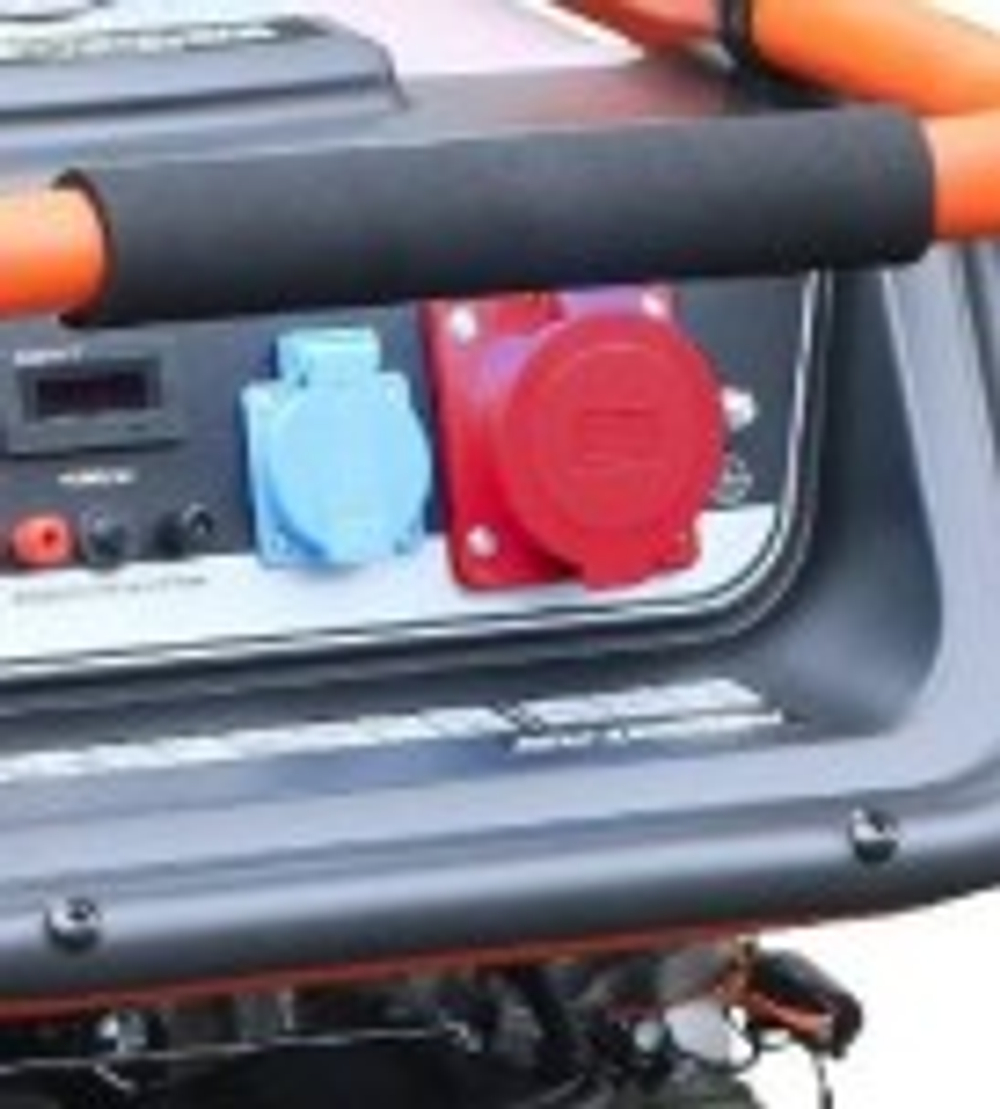 Генератор бензиновый ZONGSHEN KB 7003 E трехфазный 1T90DF733