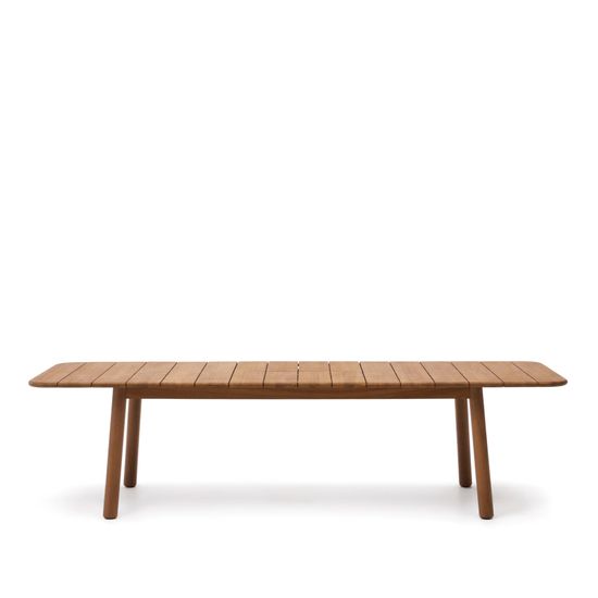 Раздвижной стол Turqueta из массива тикового дерева, 220 (294) x 100 см Испания 