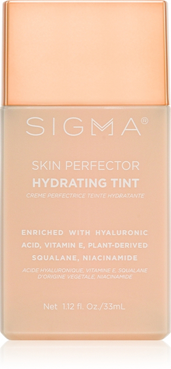 Sigma Beauty Skin Perfector Hydrating Tint - Естественно непрозрачная увлажняющая тональная основа, 33 ml