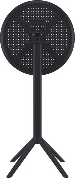 Стол пластиковый барный складной Sky Ø60 черный