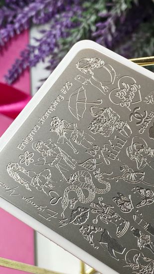 Пластина для стемпинга Enigma Stamping №023