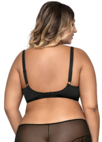 Соблазнительный бюстгальтер с мягкой чашкой и декоративными бретелями (Размер: 85B) (Цвет: белый)