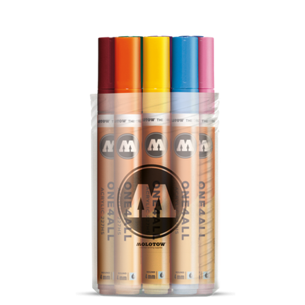 Набор маркеров Molotow ONE4ALL 227HS - 12шт Main-Kit #1 (4мм)