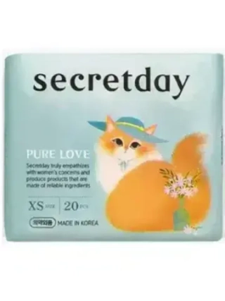 Прокладки ежедневные хлопковые SECRETDAY Pure Love XS 20 шт.