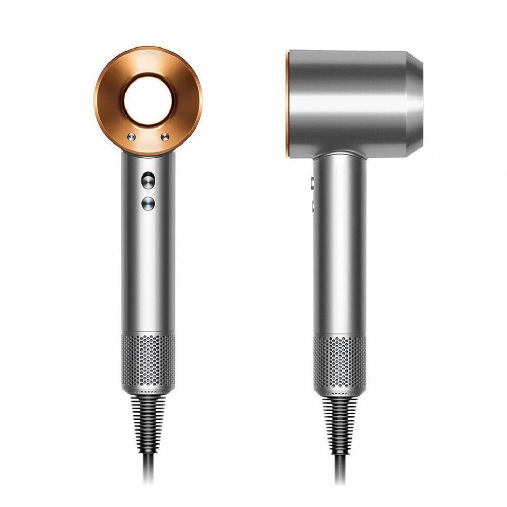 Фен Dyson Supersonic HD08, мощность 1600Вт, 3 температурных режима, длина шнура 2,8м, Bright Nickel/Rich Copper