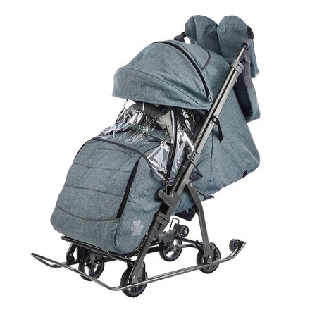 Санки-коляска Galaxy-Kids 3-3С Джинс(GK-3-3С)