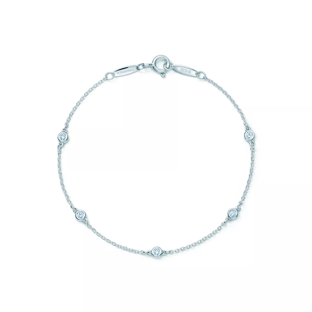 Браслет из серебра с бриллиантами по окружности 💎Tiffany. Yard 0.25ct. В наличии