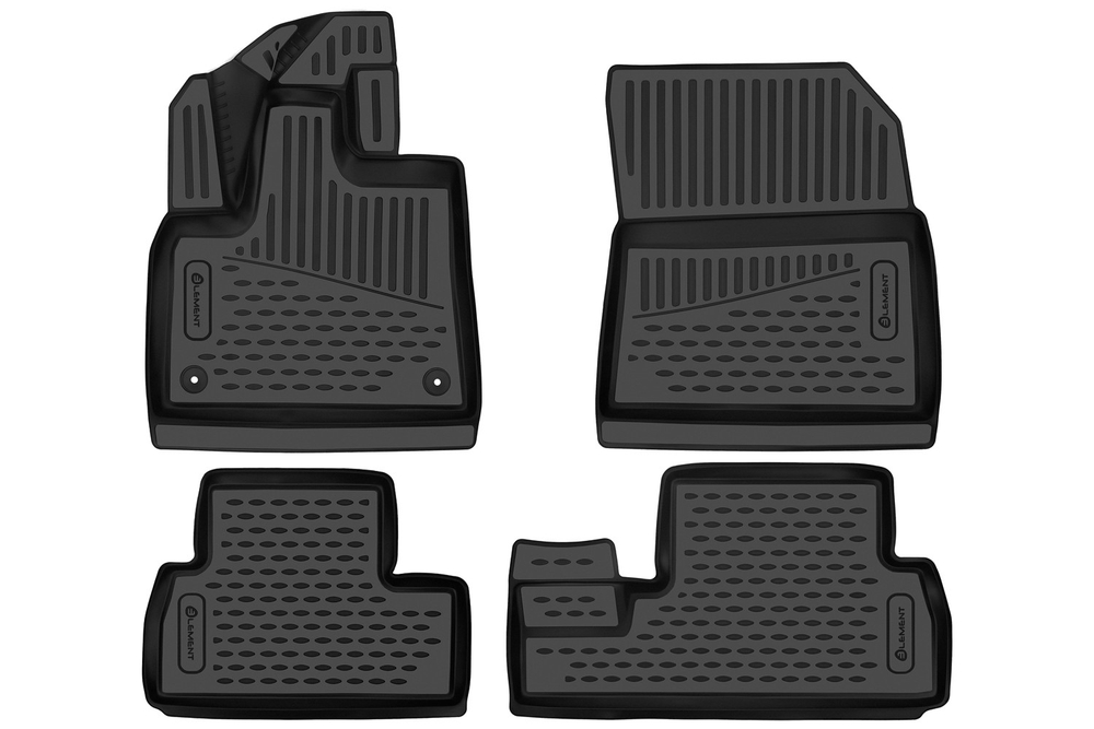 Коврики 3D в салон для OPEL COMBO (E Life X19), 2018-, минивэн, 5-мест, 4 шт. (Европа)  AFM3DA26730210K