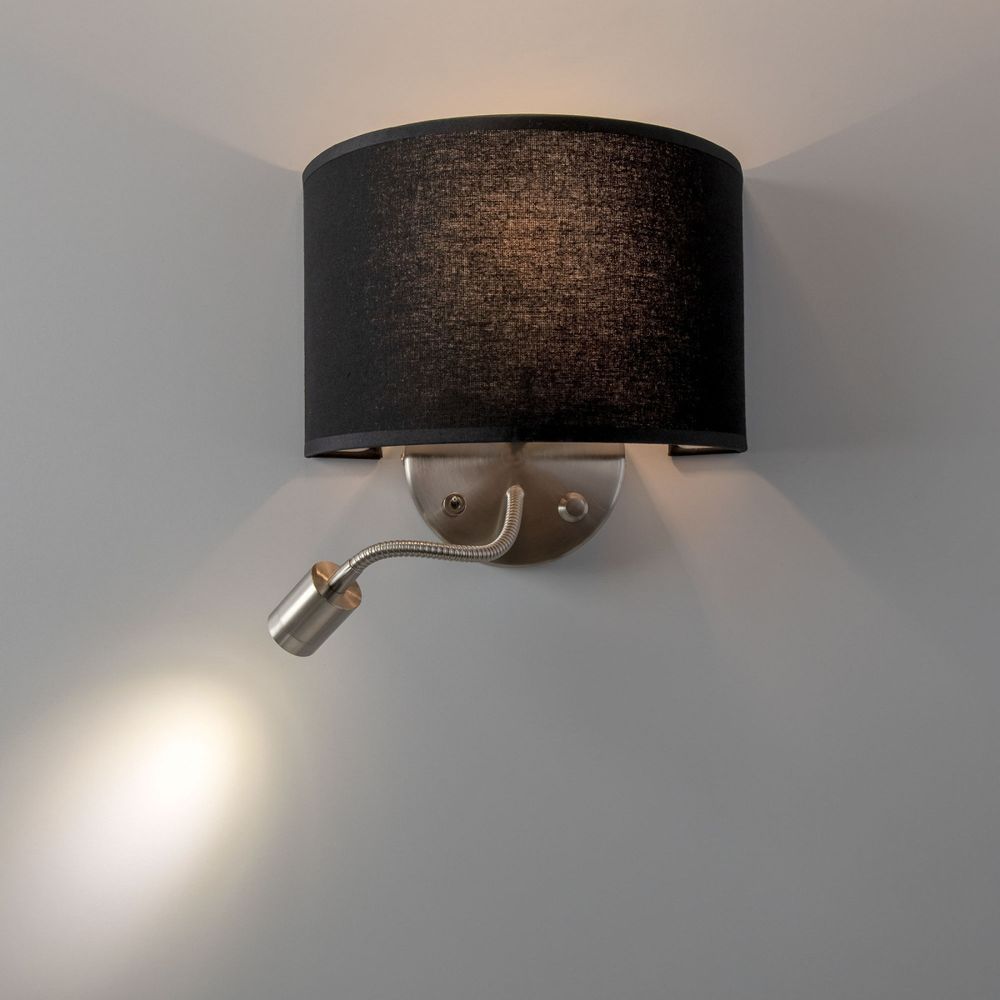 Citiluх Декарт CL704305 Бра с чёрным абажуром и диммером