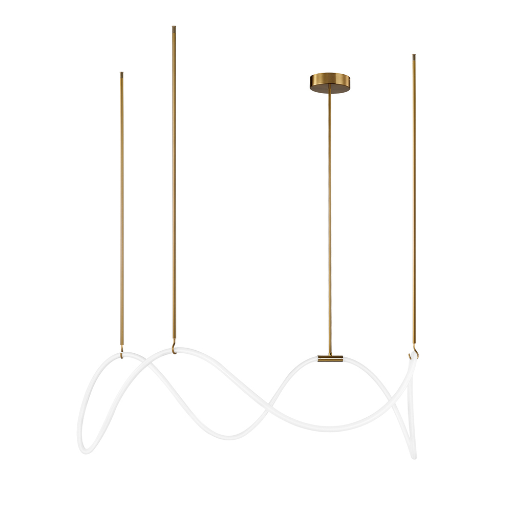 Подвесной светодиодный светильник Loft It Thread 10388P/C BRASS
