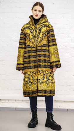 Двустороннее пальто-парка