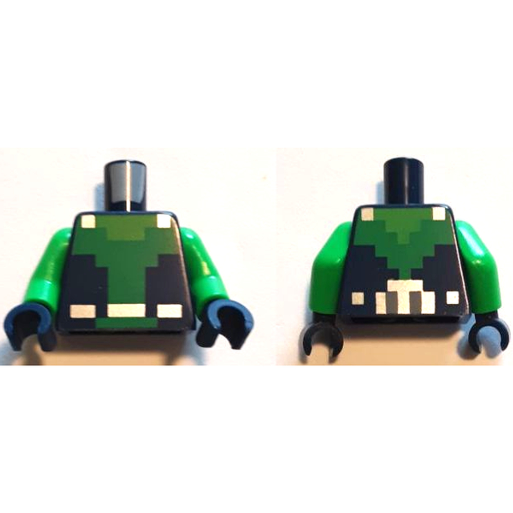 Жилет для подводного плавания с зеленой отделкой и серебристым баллоном для подачи воздуха и заклепками, ярко-зеленый узор на шее / Ярко-зеленые руки / Темно-синие кисти 973pb5400c01