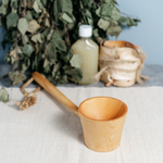 Ковш для подачи пара в бане из сибирского кедра. BK13