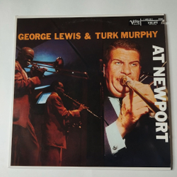 Винтажная виниловая пластинка LP George Lewis and Turk Murphy At Newport (Japan 1982) (No Obi) Basin Street Blues