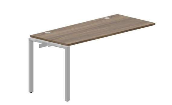 стол Strike 1580х680х750мм (2 громмета) - приставной элемент