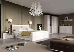 Шкаф 3-дверный "Элана" спальня Бодега белая