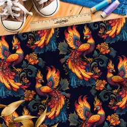 Ткань дюспо русская жар-птица