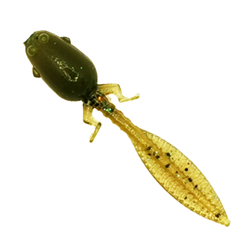 10 шт 5 см Силиконовая приманка креатура головастик слаг RuBaits Tadpole Рыболовная приманка для рыбалки на окуня на щуку на форель на судака На спиннинг джиг микроджиг 0,9 гр.