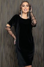 Платье Покоряя сердца (черное) П11237 LT Collection