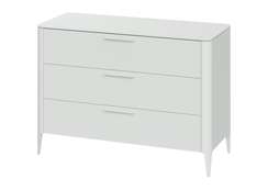 Комод Type 3 ящика ширина 120 см (белый)