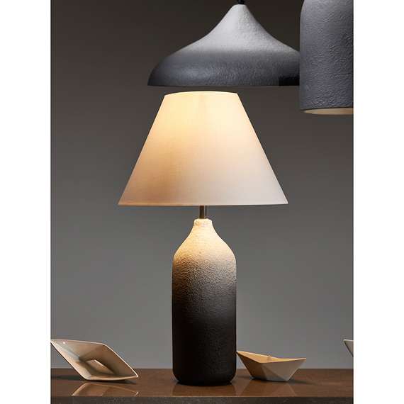 Светильник настольный Sustainable, Ø30х55 см, черный/белый