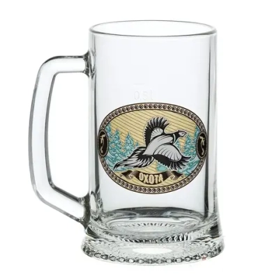 Кружка пивная 500мл «Ладья» на охоте 02с1008-54