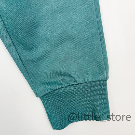 Штаны "Динозавры" хлопковые, Малахит