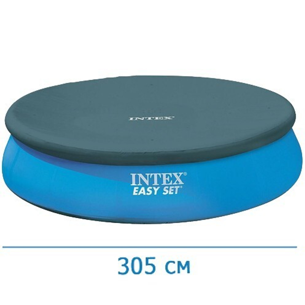 Чехол для круглого надувного бассейна Easy set 305*30 см Intex (28021)