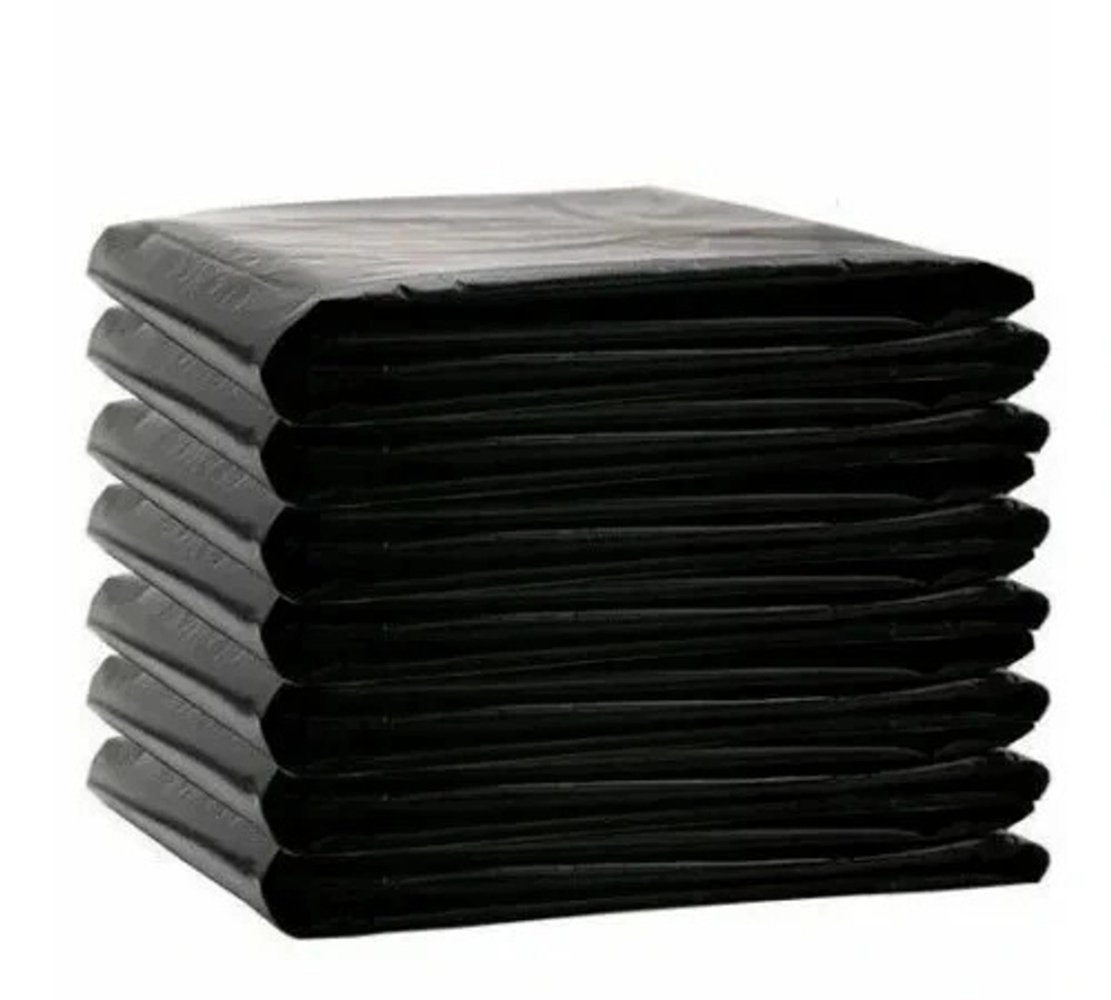 Мешки для мусора 240 л, 50 шт, 43 мкм, 105x115 см, ПВД, черные