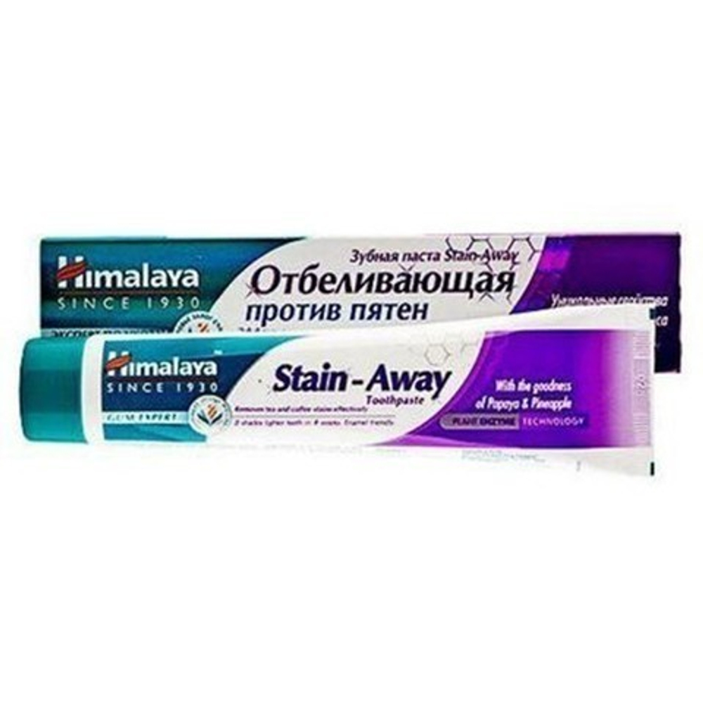 Зубная паста Himalaya Stain-Away Против пятен Отбеливающая, 75 мл